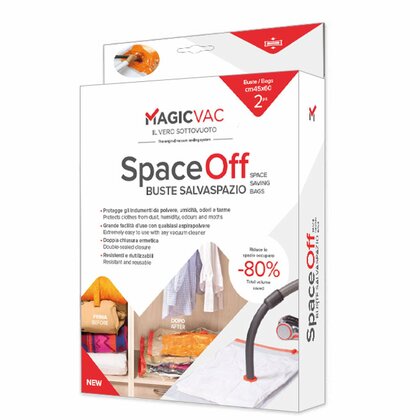 Magic Vac SpaceOff vákuumtároló táskák, 45x60, 2db