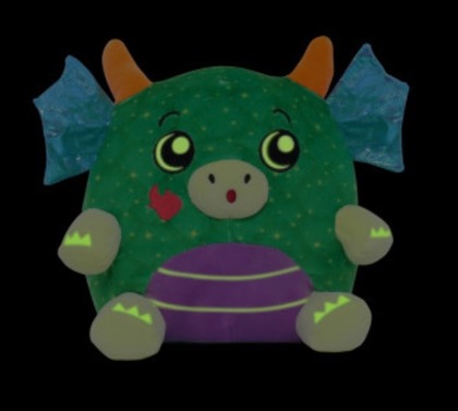 Dream Beams - Svietiaci plyšák/vankúšik, Drak Draco, 30cm