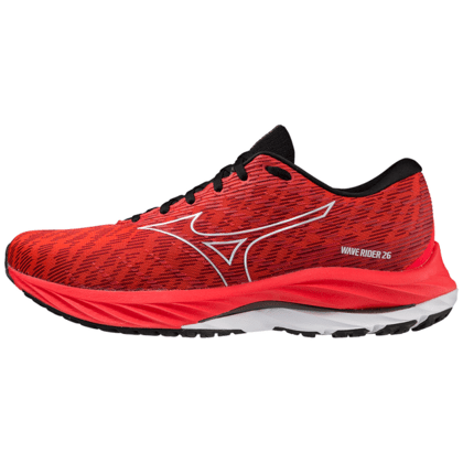 Mizuno Wave Rider 26 Pánska bežecká obuv, červená, veľ. 45