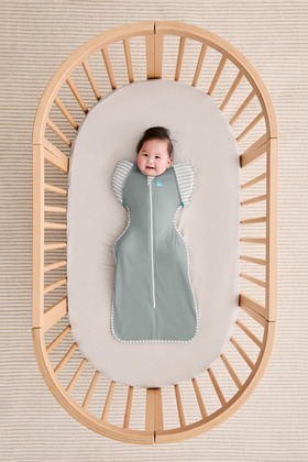 Love To Dream Swaddle UP 50/50, spací vak, veľkosť L, tmavá oliva, 2 FÁZA, Original