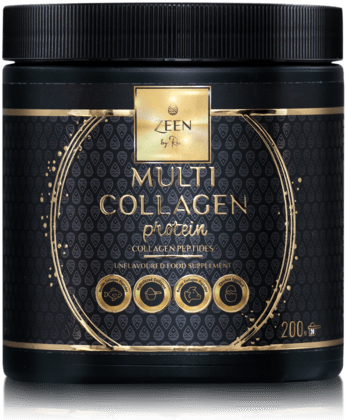 ZEEN Multi Collagen Protein 10.000mg, Táplálék-kiegészítő - Multikollagén, 230g (30 adag)