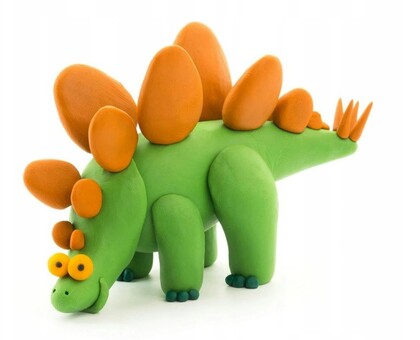 HEY CLAY Dinos Modelliermasse, Stegosaurus