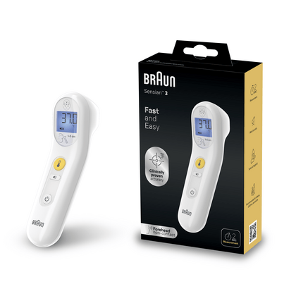 BRAUN Sensian 3 BNT050EE Bezdotykový teploměr s klinickou přesností