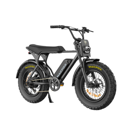 Macfox X7L Elektrický bicykel (All-Terrain), Vysoký výkon, Fat Tire, Long Range, čierny