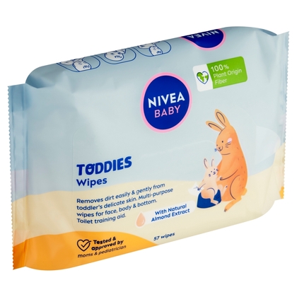 NIVEA Baby Toddies Multifunkcionális törlőkendők 57 db