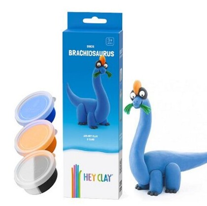 HEY CLAY Dinos Brachiosaurus Modelliermasse, Brachiosaurus