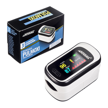 NOVAMA Comfort X Ramenní tlakomer + Novama Pulmoxi Pulzní oxymetr, Dárková sada