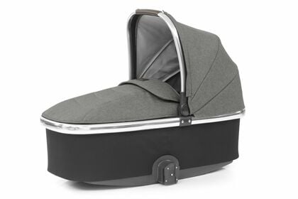 Oyster Gondel für den Kinderwagen Zero Gravity / Oyster 3, Farbe Mercury, silberne Zubehörteile