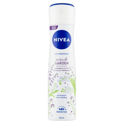 NIVEA Miracle Garden Lavender &amp; Lily of The Valley izzadásgátló spray 150 ml