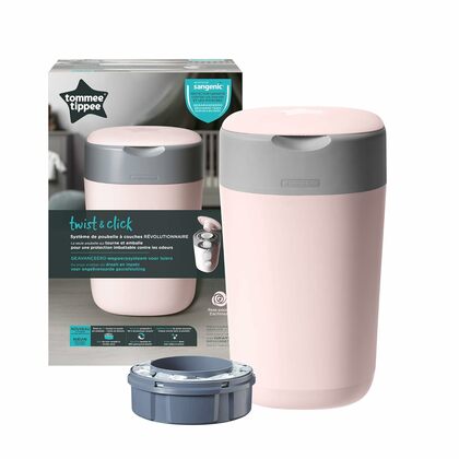 Tommee Tippee Twist &amp; Click Windelkorb, rosa