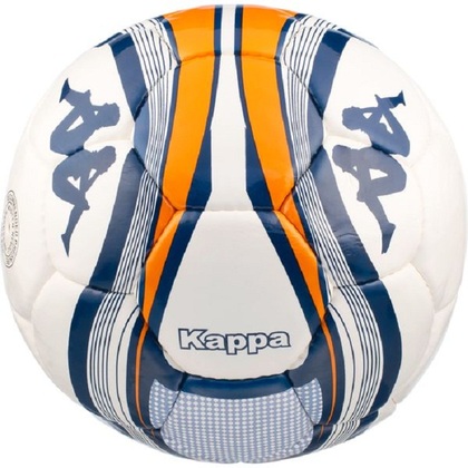Kappa Milano Fußball, weiß/blau/orange, groß. 5