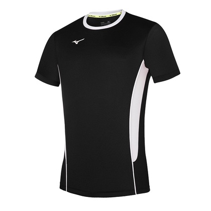 Mizuno Authentic High-Kyu Tee Pánske športové/volejbalové tričko, čierne, veľ. XL