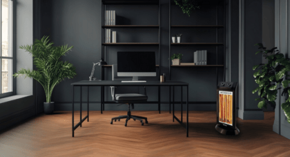 OLIMPIA SPLENDID Carbon Black – Infaradiátor / Uhlíkový ohrievač 1100 W
