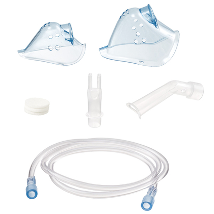 VITAMMY GATTINO Set für Inhalator - Schlauch+Masken+Nasenaufsatz+Mundstück und Filter