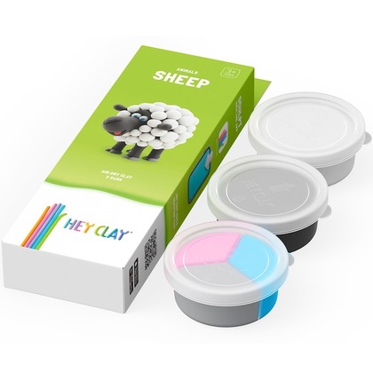 HEY CLAY Tiere Schafe Modelliermasse, Schaf