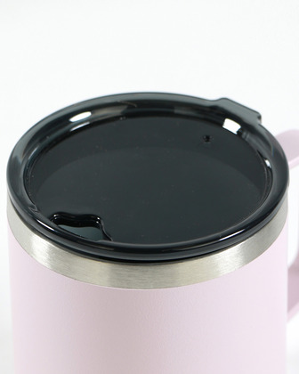 Runbott Mug Edelstahl-Thermobecher mit Isolierung, 400 ml, Pudrige Rosa