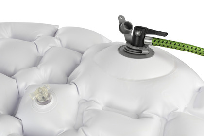 Trunki Detský nafukovací spacák s matracom 2v1 - Dinosaurus Dudley