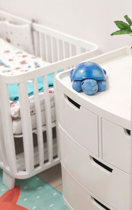 Cloud b® Twilight Turtle™ - Éjszakai lámpa, Turtle, kék, 0 m+