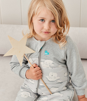 Love To Dream, hálózsák, 3. szakasz, 3,5 TOG, 6-18 m, szürke/jegesmedve