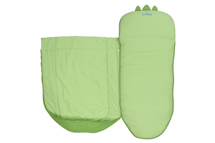 Trunki Detský nafukovací spacák s matracom 2v1 - Dinosaurus Dudley