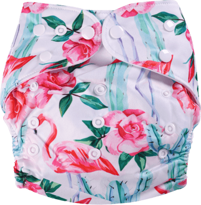 SIMED Mila Plienkové nohavičky s nastaviteľnou veľkosťou a plienkou, Roses