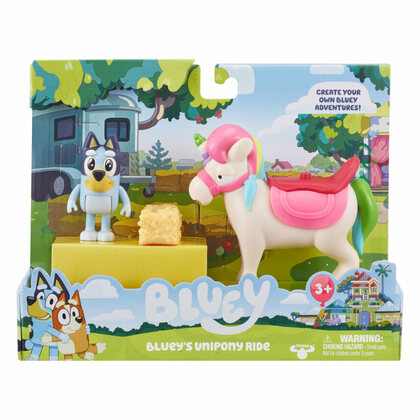 BLUEY Unipony ride set,  Jednorožec - set figúrok a príslušenstva