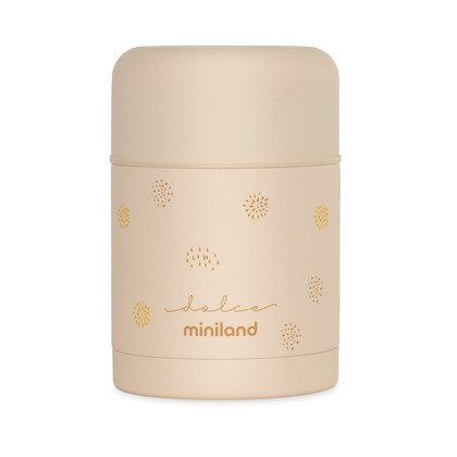 Miniland Dolce Termoska na jídlo, 600 ml, vanilková