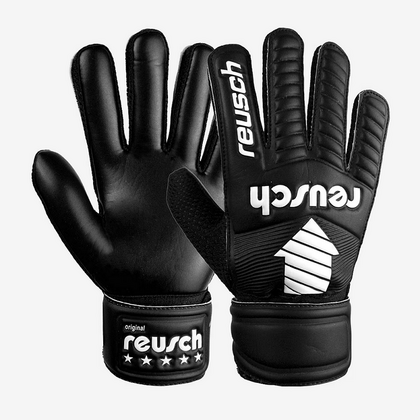 Reusch Legacy Arrow Solid Junior Detské brankárske rukavice, čierne, veľ. 6,5