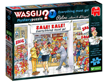 Jumbo Wasgij Puzzle – Mindennek mennie kell!, 1000 darab