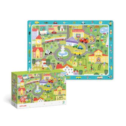 DoDo Puzzle - Élet a városban 80 darab