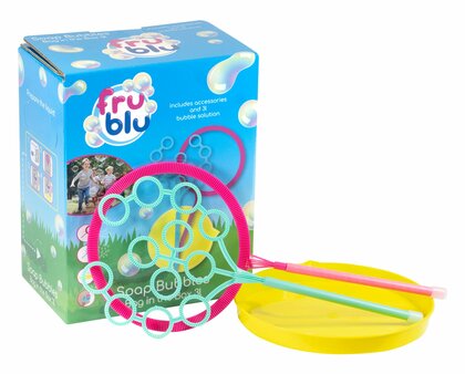 FRU BLU ECO Bublifuk - Fa + nagy karika + oldat ECO csomagolásban, 3L