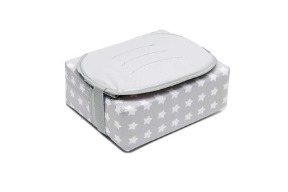 BabyToLove Easy Up Tragbarer Hochstuhl/Sitzkissen – Weiße Sterne