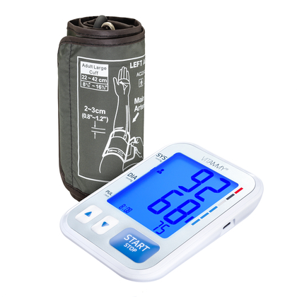 VITAMMY SMART 4 Automatisches Oberarm-Blutdruckmessgerät (Arrhythmieerkennung, Speicher 2× 60)