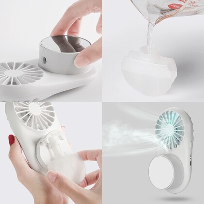 VITAMMY Dream Mist Mirror, Ventilátor so zvlhčovačom vzduchu a zrkadlom