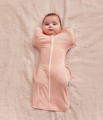 Love To Dream Zavinovačka Swaddle UP - méret XS - púder rózsaszín ETAP1-0,2 TOG Eredeti