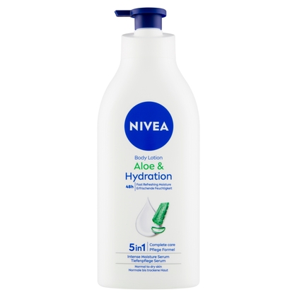NIVEA Aloe &amp; Hydration Ľahké telové mlieko, 625 ml