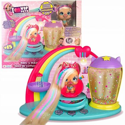 IMC Toys VIP Pets Fabio &amp; Fabia - Fodrászat játékkészlet