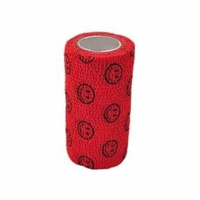 StokBan Selbstklebender Verband 7,5x450cm, rot mit Emoji