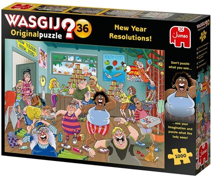 Jumbo Wasgij Puzzle – Újévi fogadalmak! 1000 darab