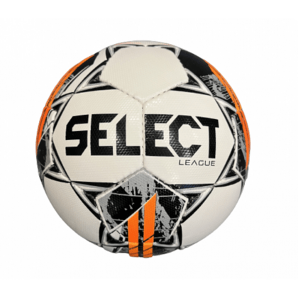Select League, Fotbalový míč, bílý/černý/oranžový, vel. S 5