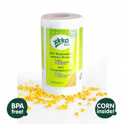XKKO ECO - 100% biodegradabilní separační pleny - 200ks / role (30x19cm / 1ks)