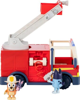 BLUEY Bingo'S Fire Truck - figurakészlet tartozékokkal