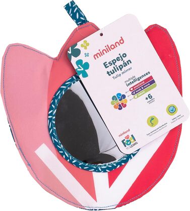Miniland Senzorické zrcadlo pro miminka - Tulipán