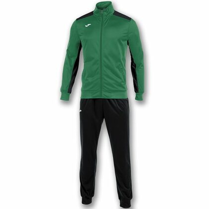 Joma Academy Herren-Trainingsanzug, Schwarz/Grün, Größe L L