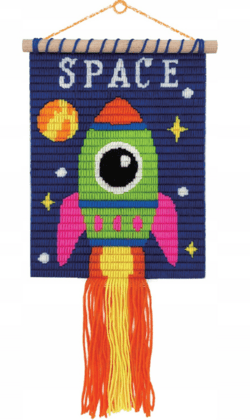 WOW BOX Kreatívna sada Makramé Raketa vo vesmíre
