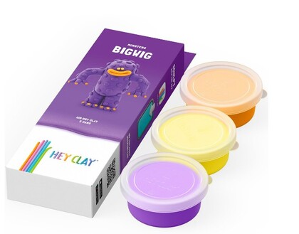 HEY CLAY Szörnyek Bigwig Modellező anyag, Szörny