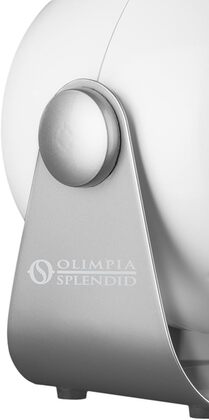 OLIMPIA SPLENDID CaldoDesign – Keramický teplovzdušný ventilátor 1800W (Retro štýl, Biely)