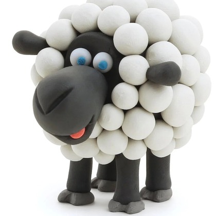 HEY CLAY Tiere Schafe Modelliermasse, Schaf