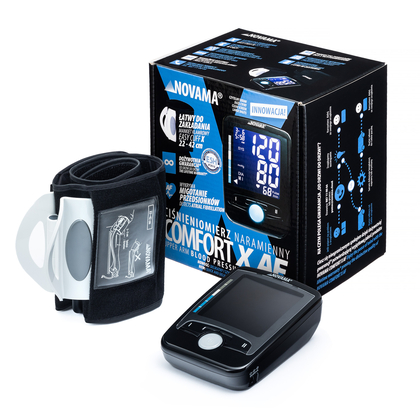 NOVAMA Comfort X Ramenní tlakomer + Novama Pulmoxi Pulzní oxymetr, Dárková sada