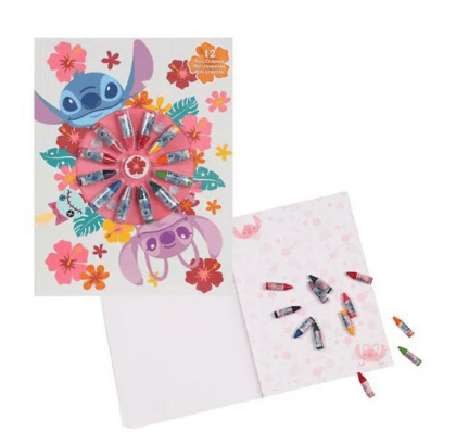 Kids Euroswan Set na vyfrbovanie s 12 pastelkami - Lilo &amp; Stitch